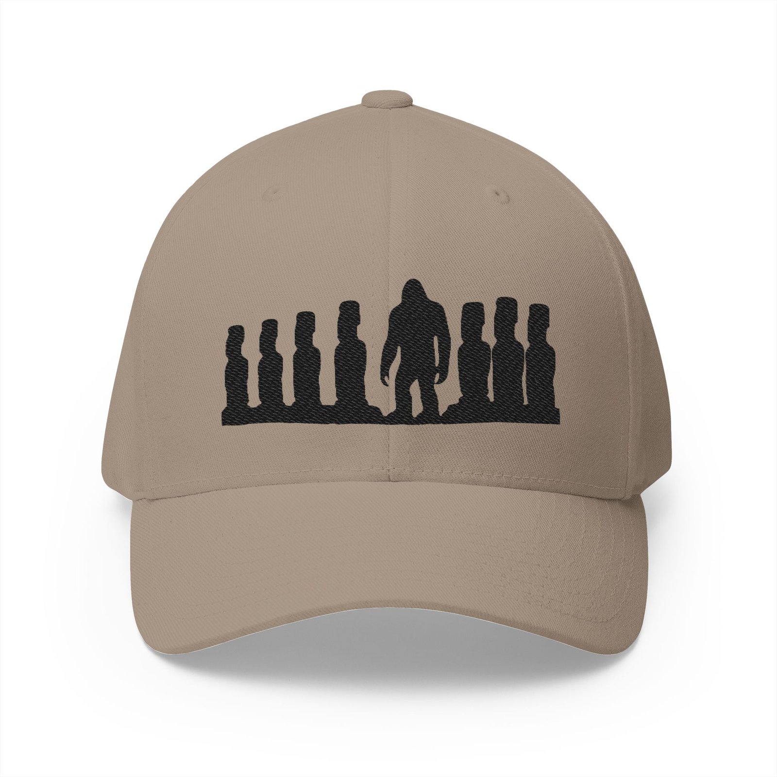 easter island moai statue mystery x bigfoot silhouette collab flexfit hat | embroidered baseball hat gift easter island moai statue mystery x bigfoot silhouette collab flexfit hat | embroidered baseball hat gift