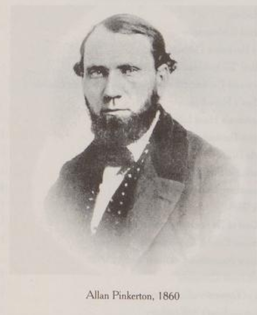 Allan Pinkerton of Pinkerton Detective Agency in 1860